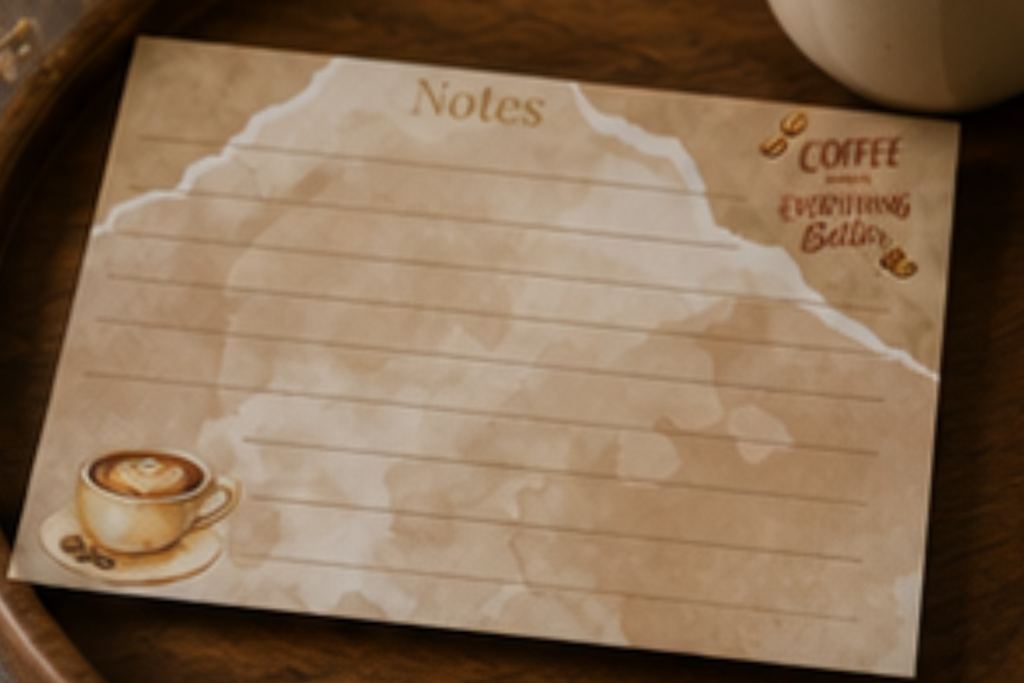 Coffee notes
