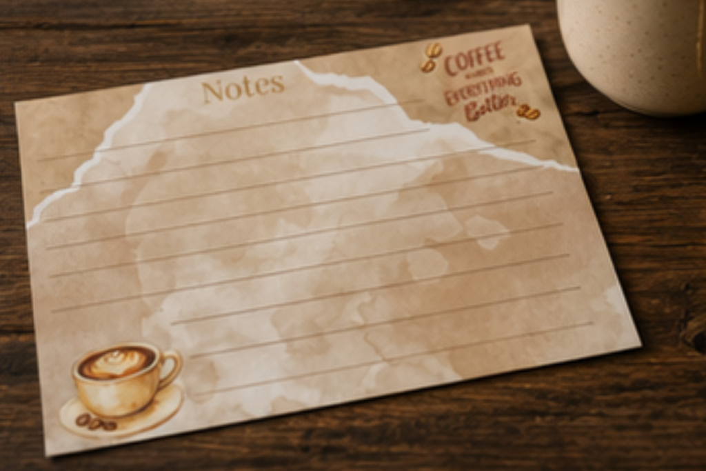 Coffee notes